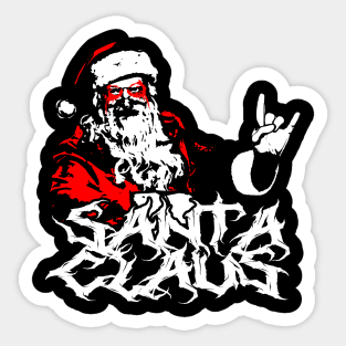 Metal Santa Sticker